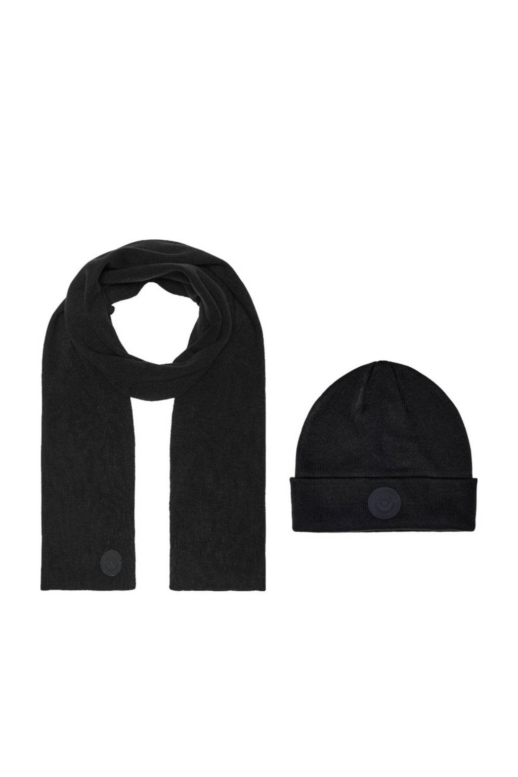 ONLY & SONS set ONSEVAN muts + handschoenen zwart, Zwart