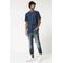 America Today loose fit T-shirt Eric van katoen blauw