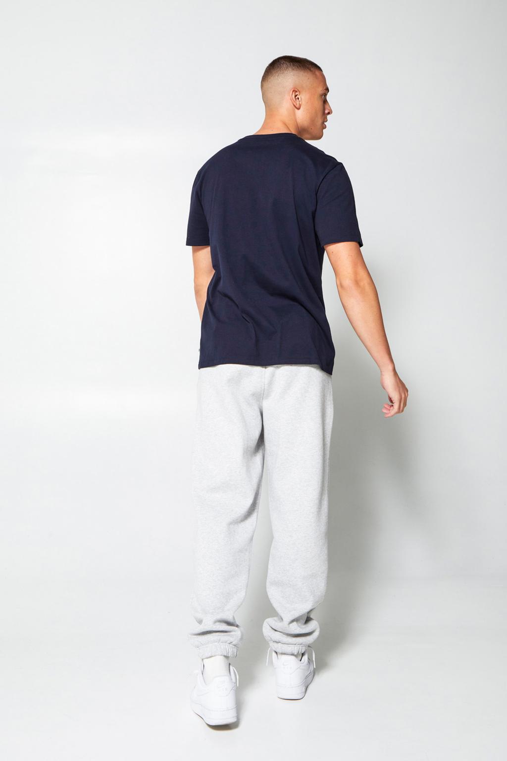 America Today loose fit T-shirt Eric van katoen donkerblauw