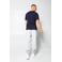 America Today loose fit T-shirt Eric van katoen donkerblauw