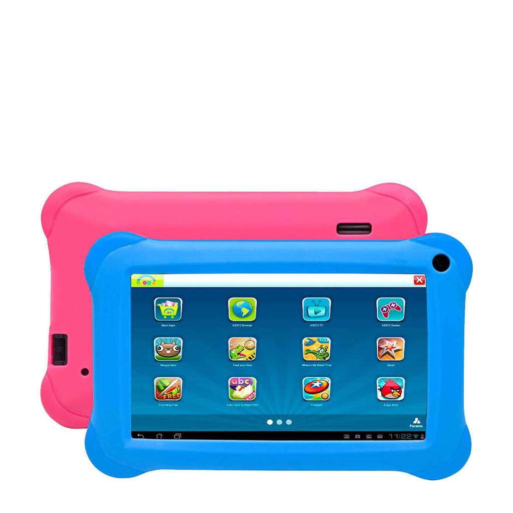 Denver TAQ-70353K 16GB 7 inch kindertablet, Blauw/roze