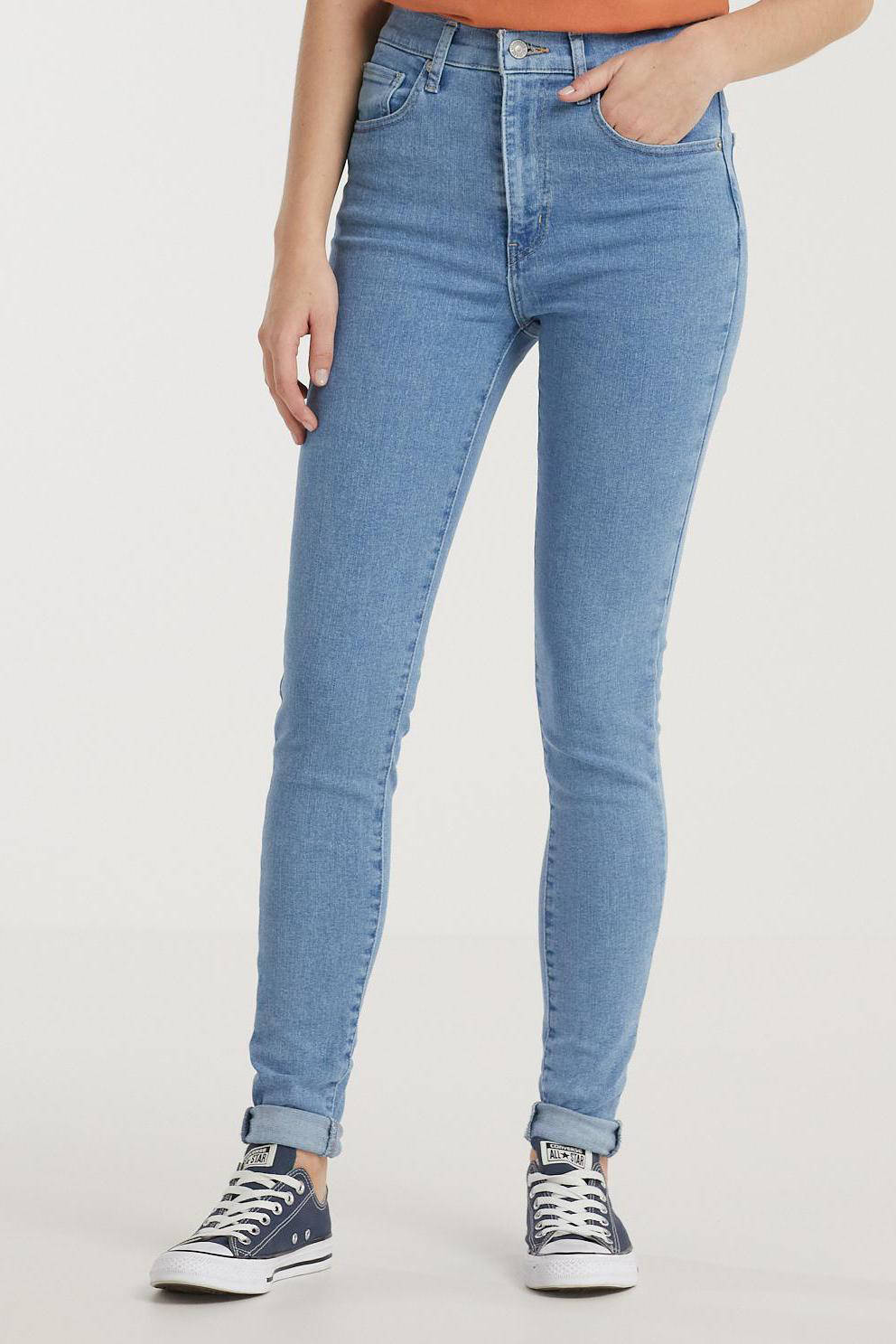 Mode Spijkerbroeken Slim jeans Levi’s Levi\u2019s Slim jeans blauw casual uitstraling 