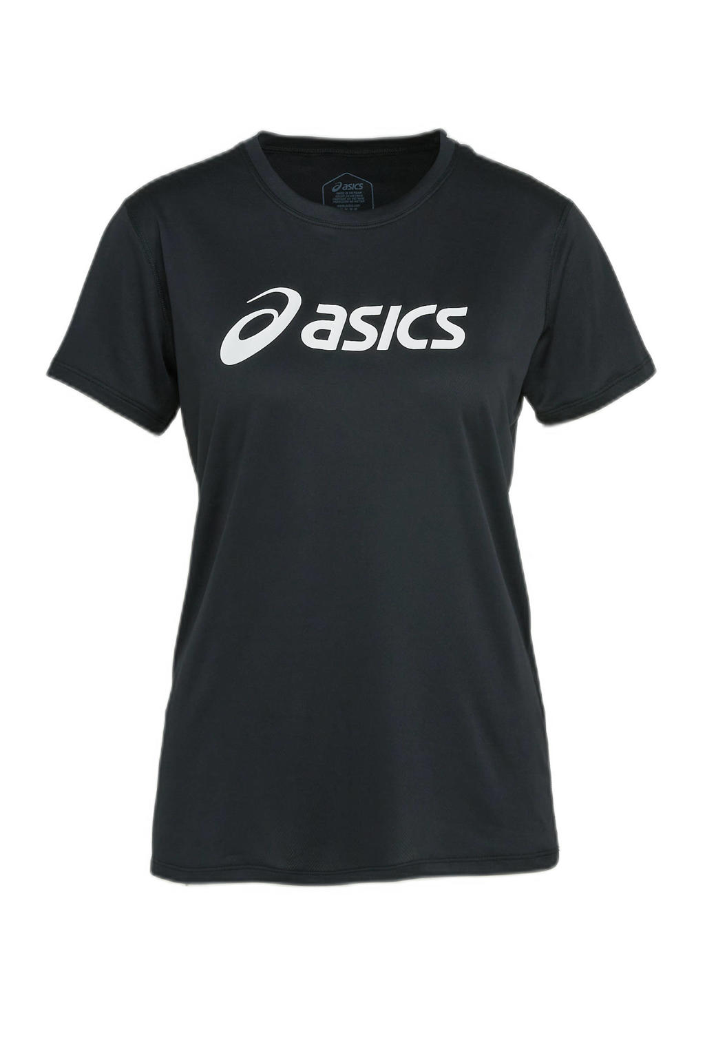 ASICS hardloopshirt Core zwart/wit