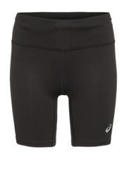 thumbnail: Zwarte dames ASICS hardloopshort Core er met slim fit en elastische tailleband