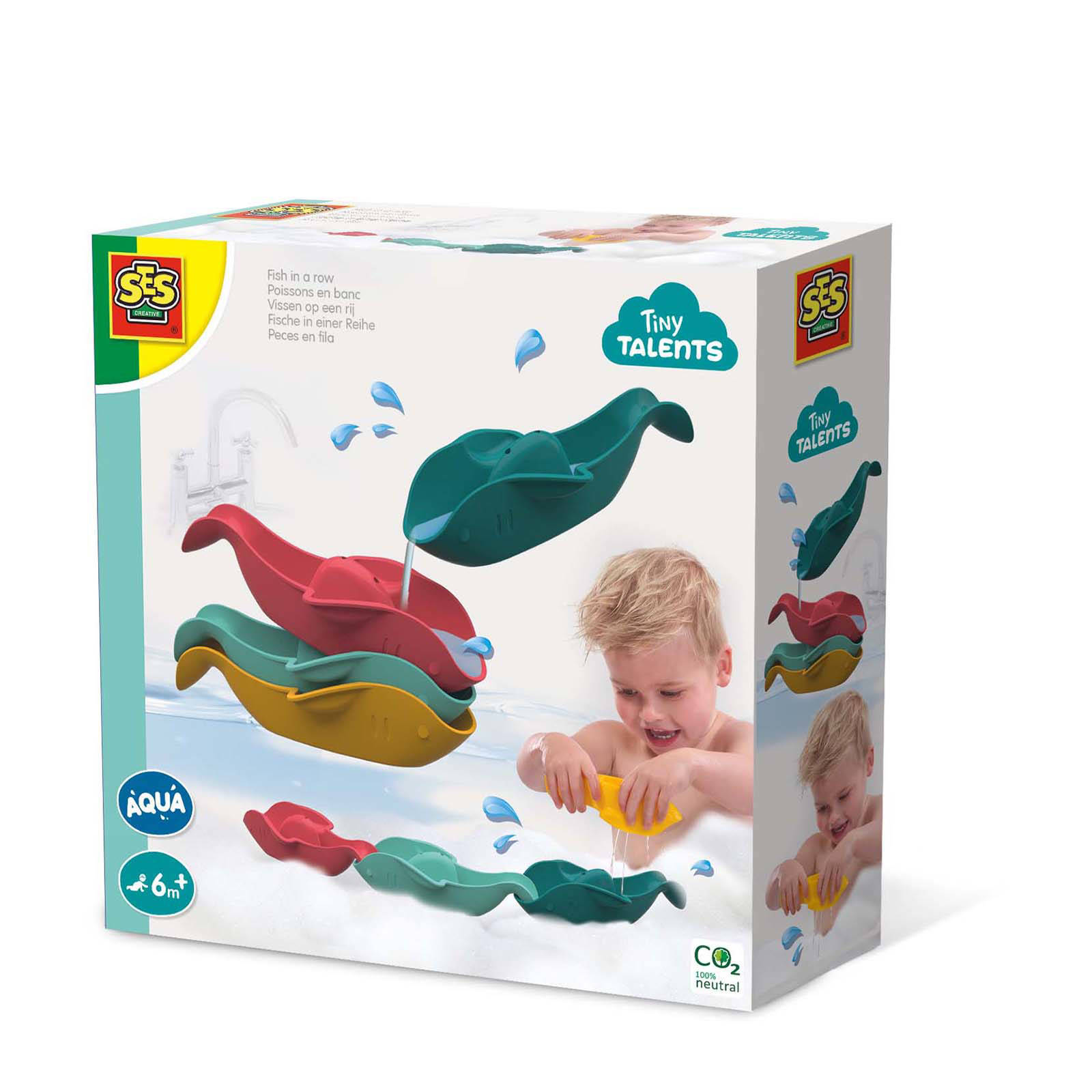 SES Badspeelgoed Vissen Op Een Rij Junior 4 Stuks online kopen