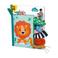 SES Tiny Talents Sensory soft dierenstaarten boek