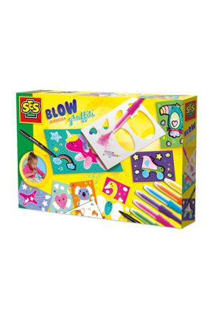 Blow airbrush graffiti