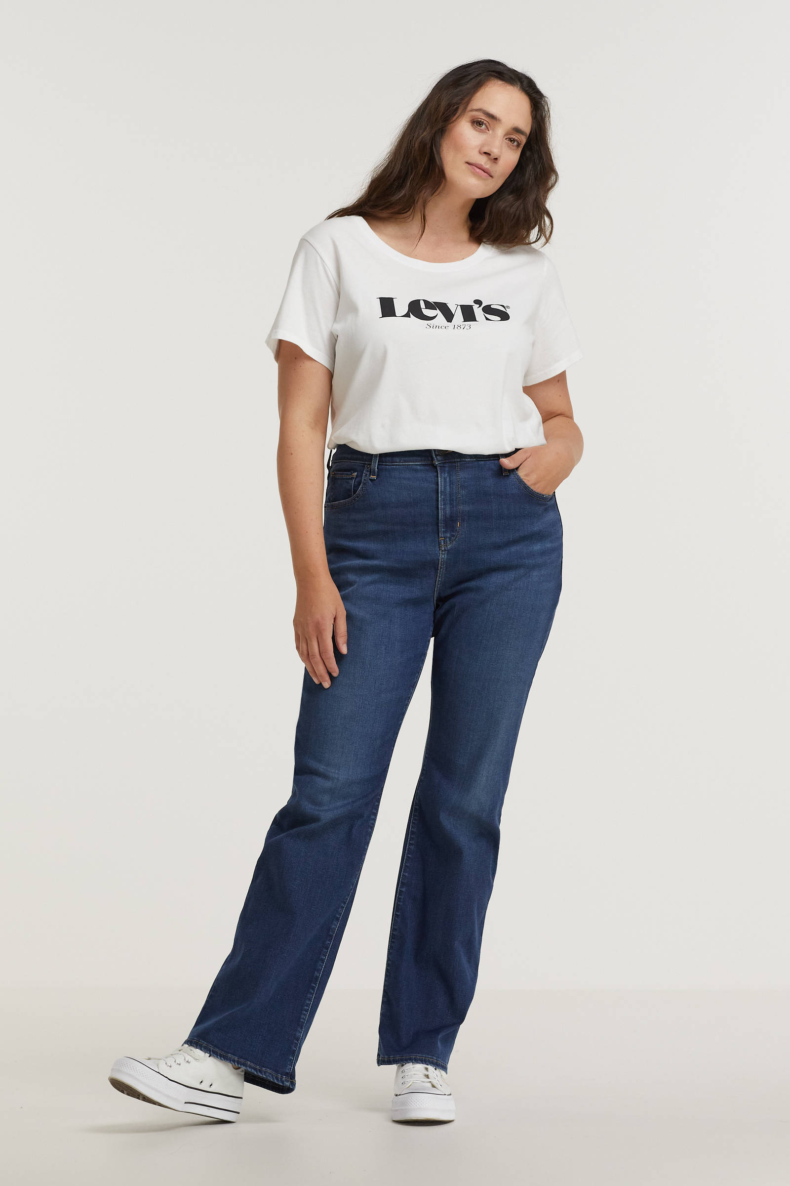 Levi's Plus 725 high waist bootcut jeans bogota shake