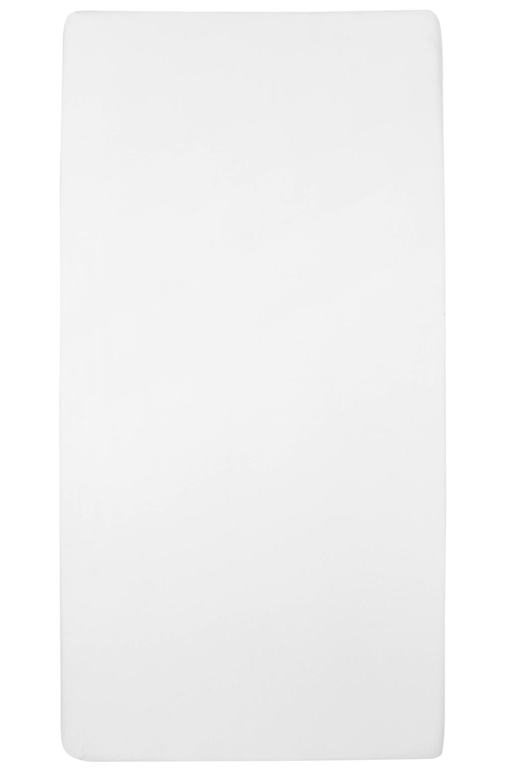 Meyco katoenen wieg hoeslaken 40x80 cm wit
