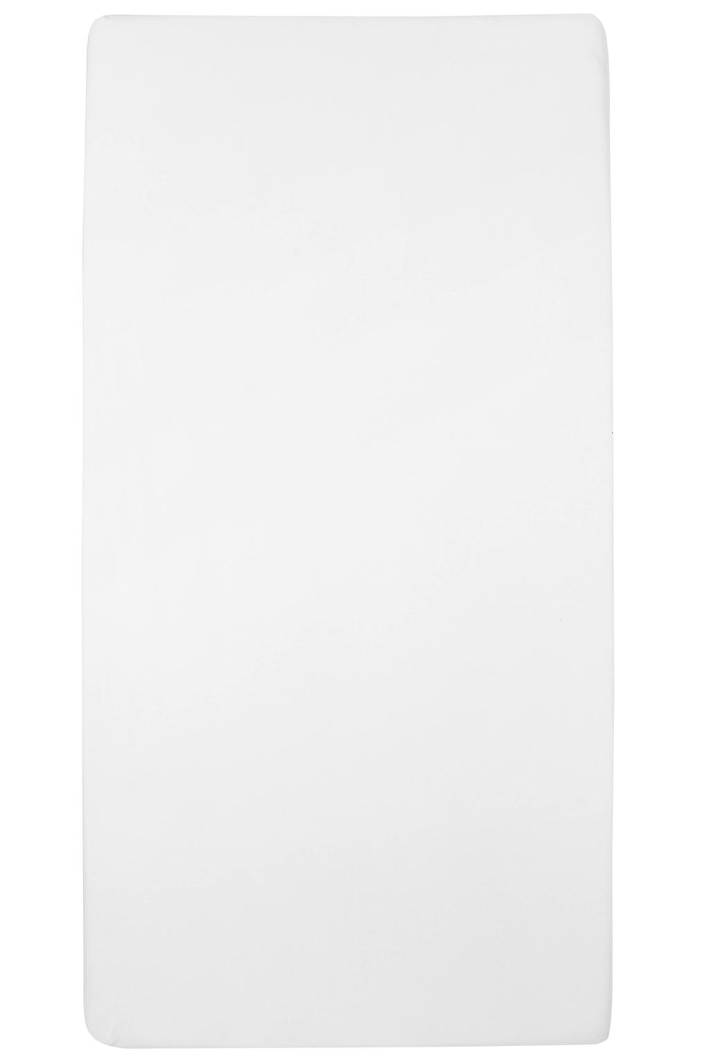 Meyco katoenen juniorbed hoeslaken 70x140 cm wit