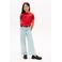 Tommy Hilfiger unisex T-shirt van katoen rood