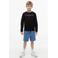 Tommy Hilfiger unisex sweater met logo zwart