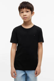thumbnail: Tommy Hilfiger T-shirt van katoen zwart