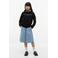 Tommy Hilfiger unisex hoodie met logo zwart