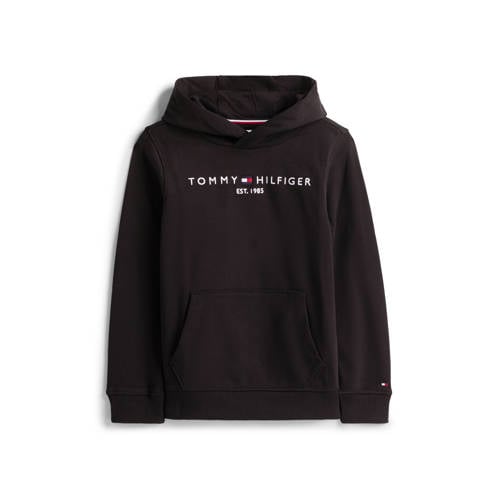 Tommy Hilfiger unisex hoodie met logo zwart afbeelding