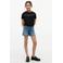 Tommy Hilfiger unisex T-shirt van katoen zwart