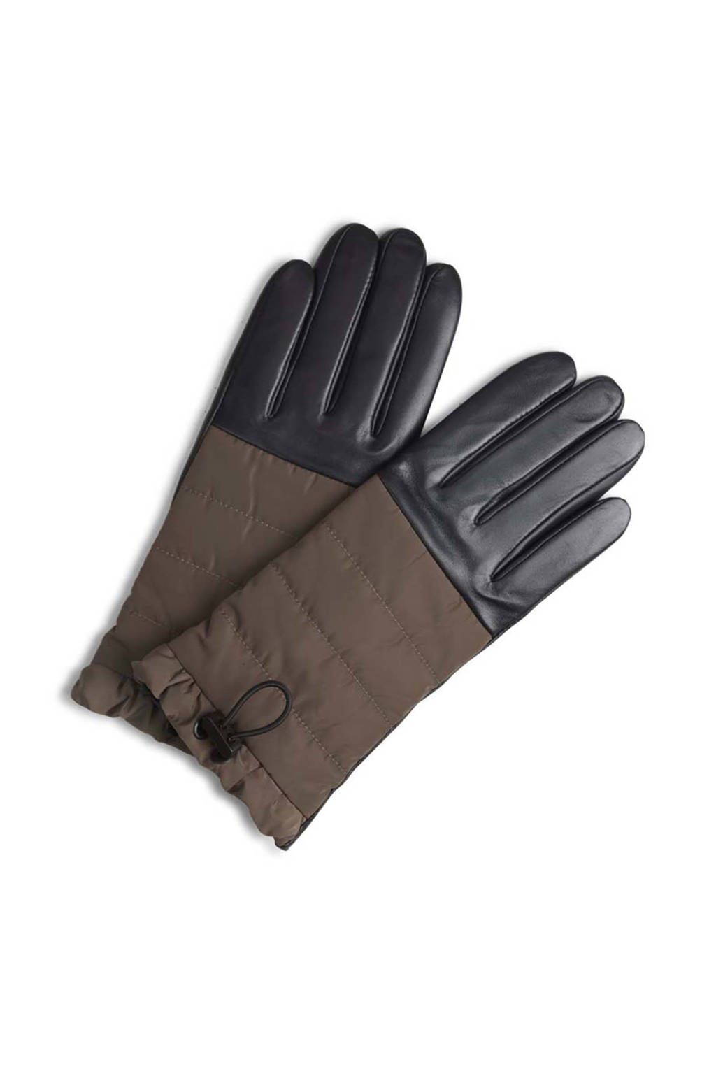 Markberg handschoenen Taro zwart/kaki, Zwart/kaki
