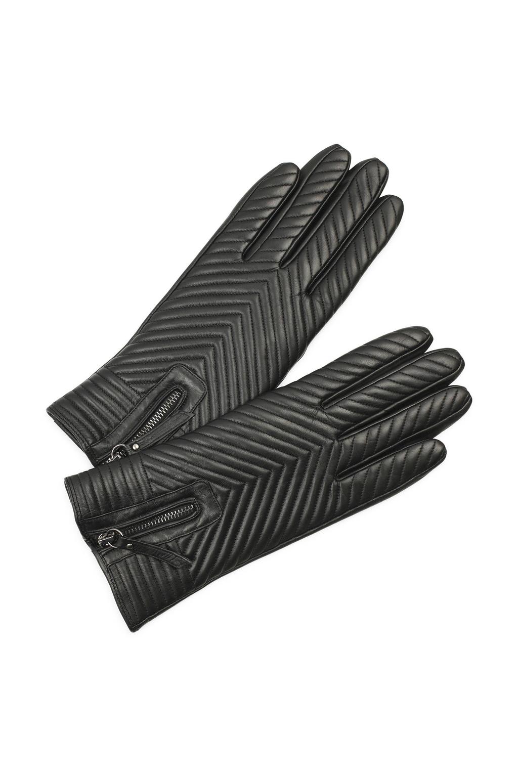 Markberg leren handschoenen Liva zwart