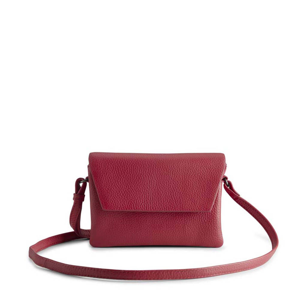 Markberg leren crossbody tas Rayna rood, Rood