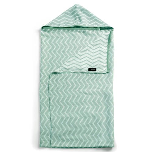 KipKep hydrofiele badcape Blenker 70x100 cm calming green afbeelding