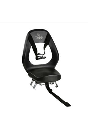 Junior Budget Black fietszitje voor grotere kinderen, zwart