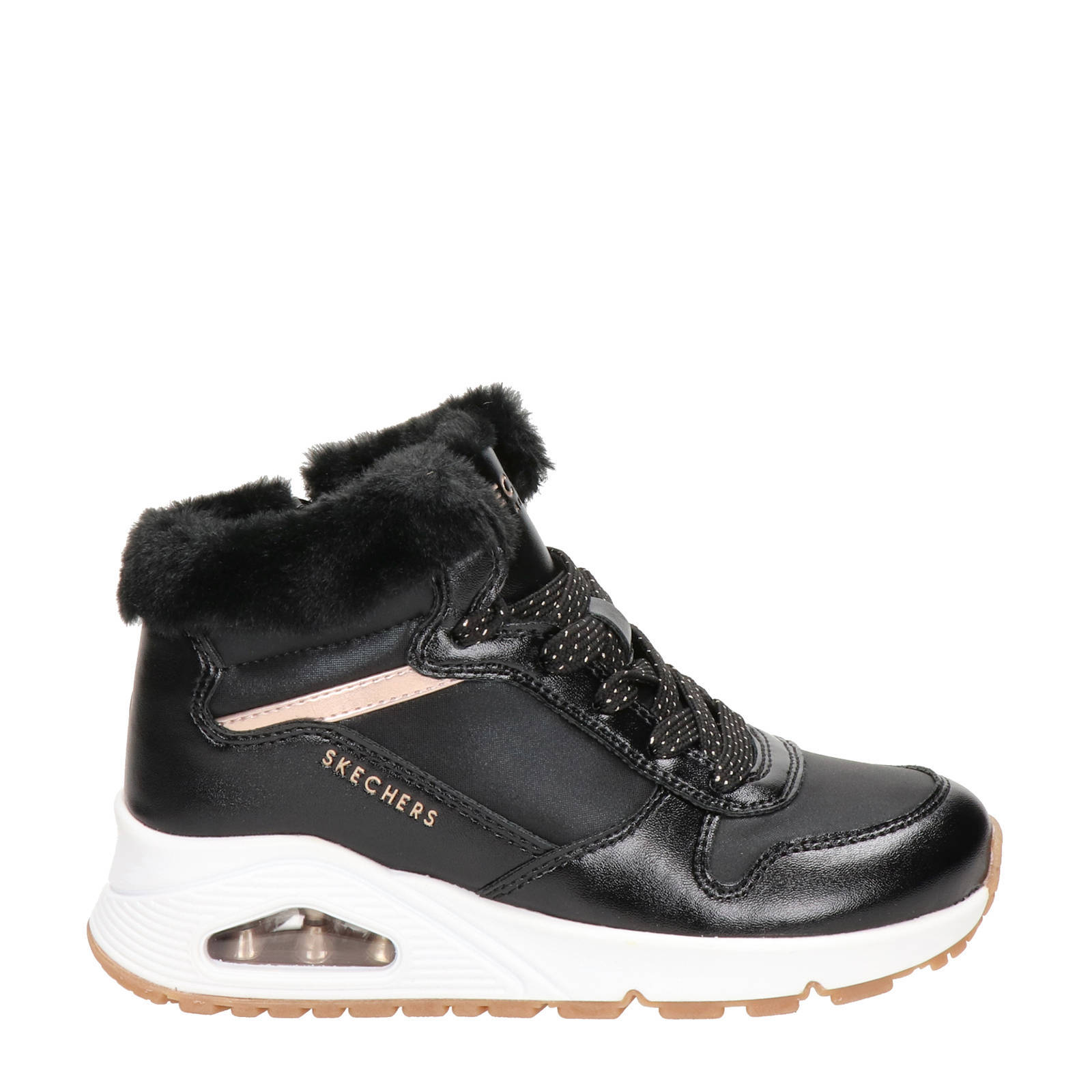 Skechers hoge sneakers zwart | wehkamp