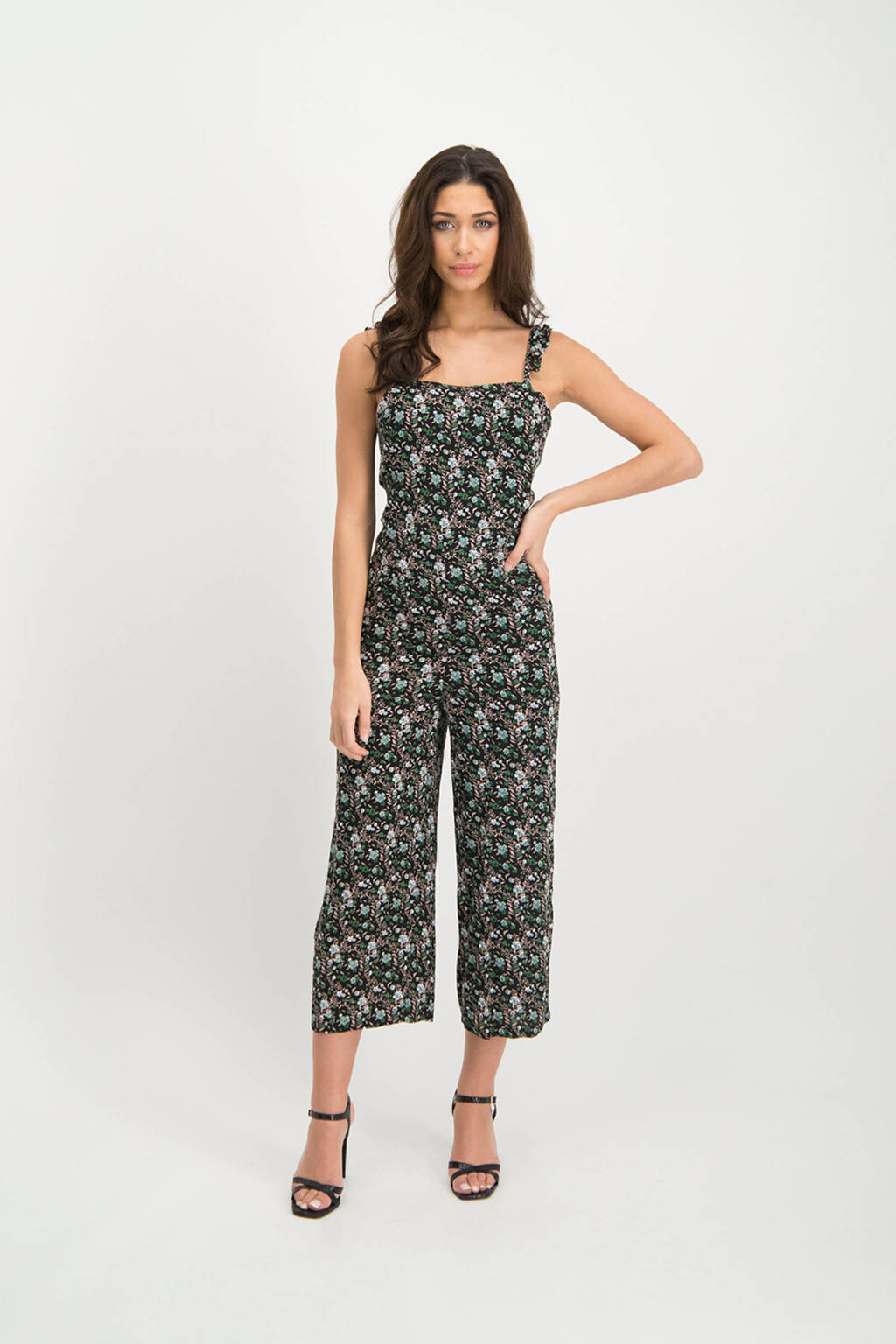 Lofty Manner gebloemde jumpsuit Rozy groen wehkamp