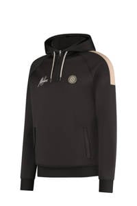 Malelions hoodie Hoodie Striker met logo zwart/ecru, Zwart/ecru