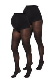 thumbnail: MAMALICIOUS zwangerschapspanty Sabine - set van 2 zwart