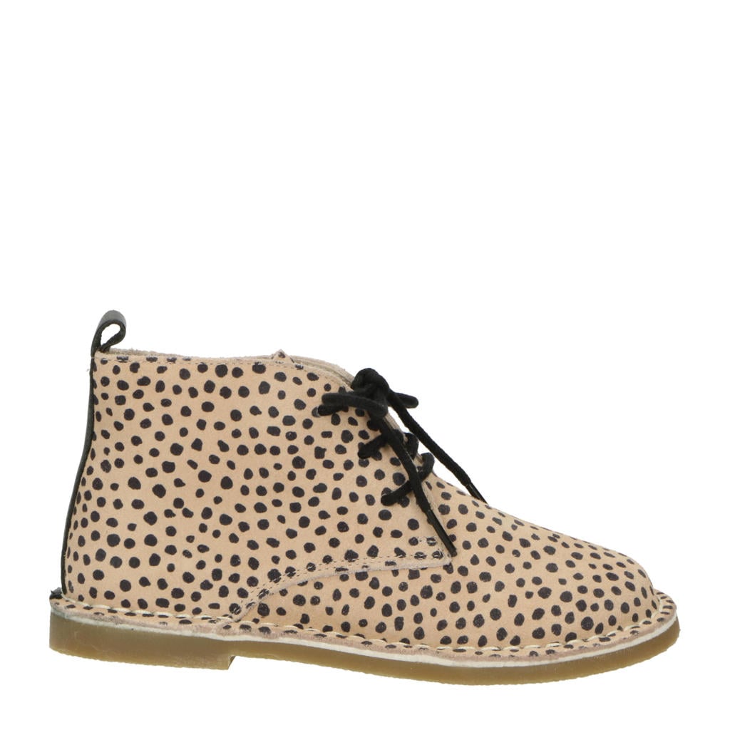 Zand en zwarte meisjes Mavies leren veterboots
