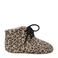 Mavies leren babyschoenen met panterprint beige