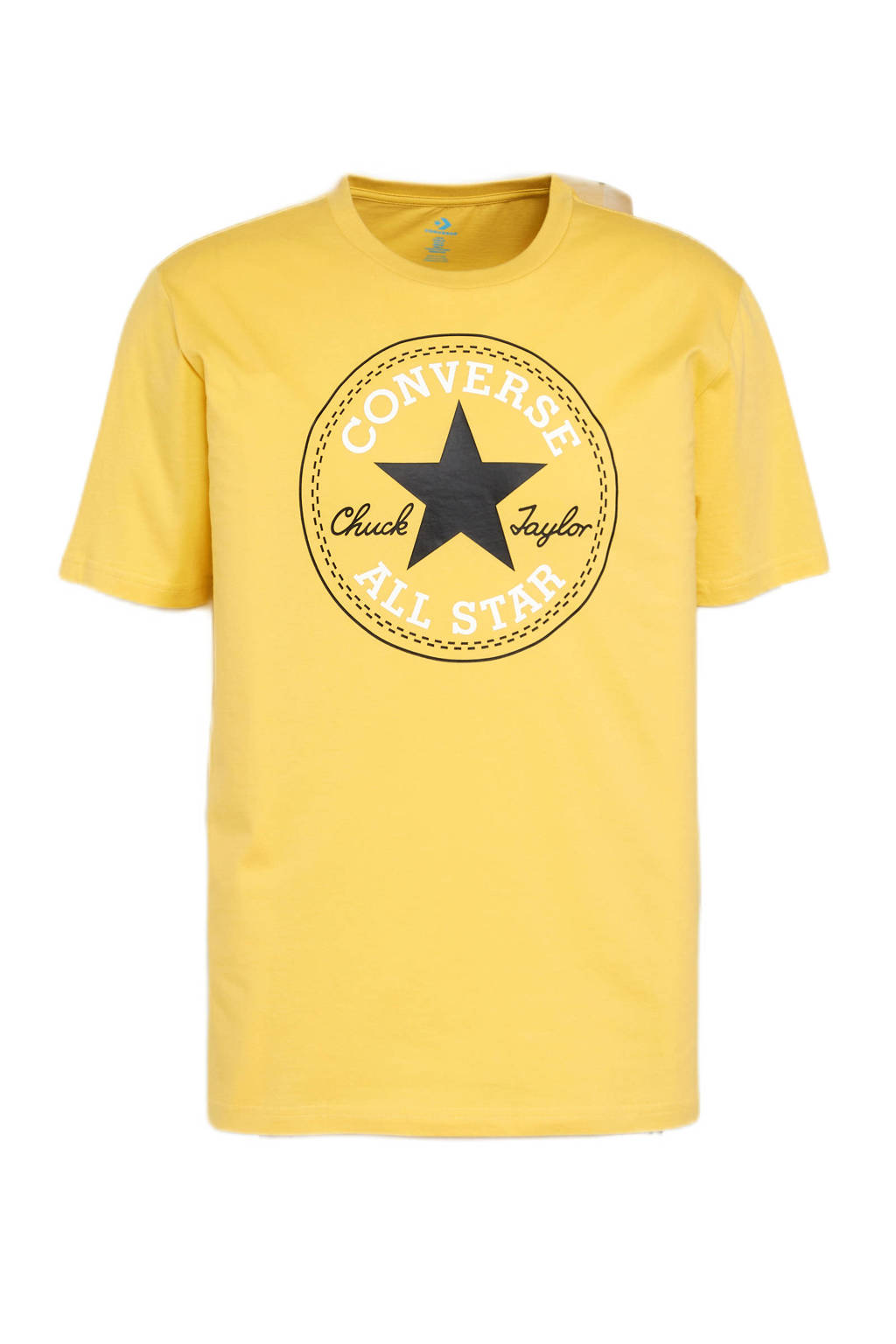 Converse T-shirt Nova Chuck Patch met printopdruk geel, Geel
