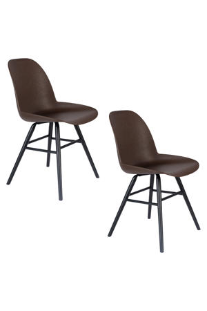 eetkamerstoel Albert Coffee (set van 2)