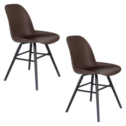 Zuiver eetkamerstoel Albert Coffee (set van 2) afbeelding
