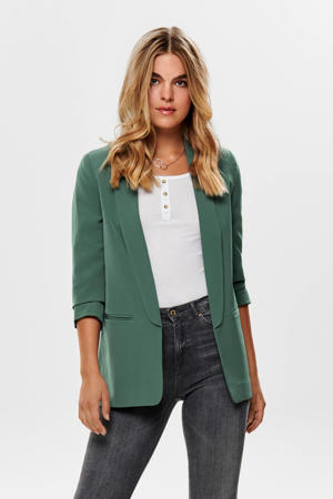 blazer ONLELLY met plooien groen