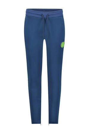 skinny joggingbroek met zijstreep donkerblauw/groen