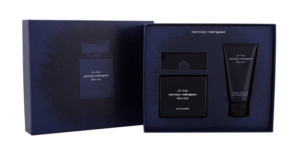 Narciso Rodriguez For Him Bleu Noir eau de parfum 50 ml + douchegel 50 ml