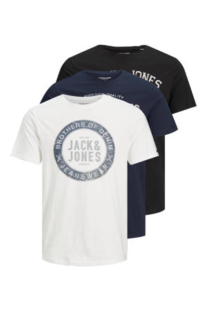 T-shirt JJEJEANS - (set van 3)