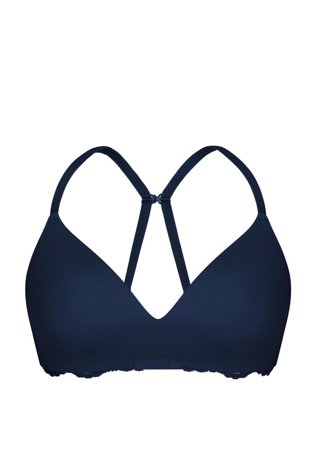 Sassa Mode voorgevormde beugelbh Classic Lace donkerblauw, Donkerblauw