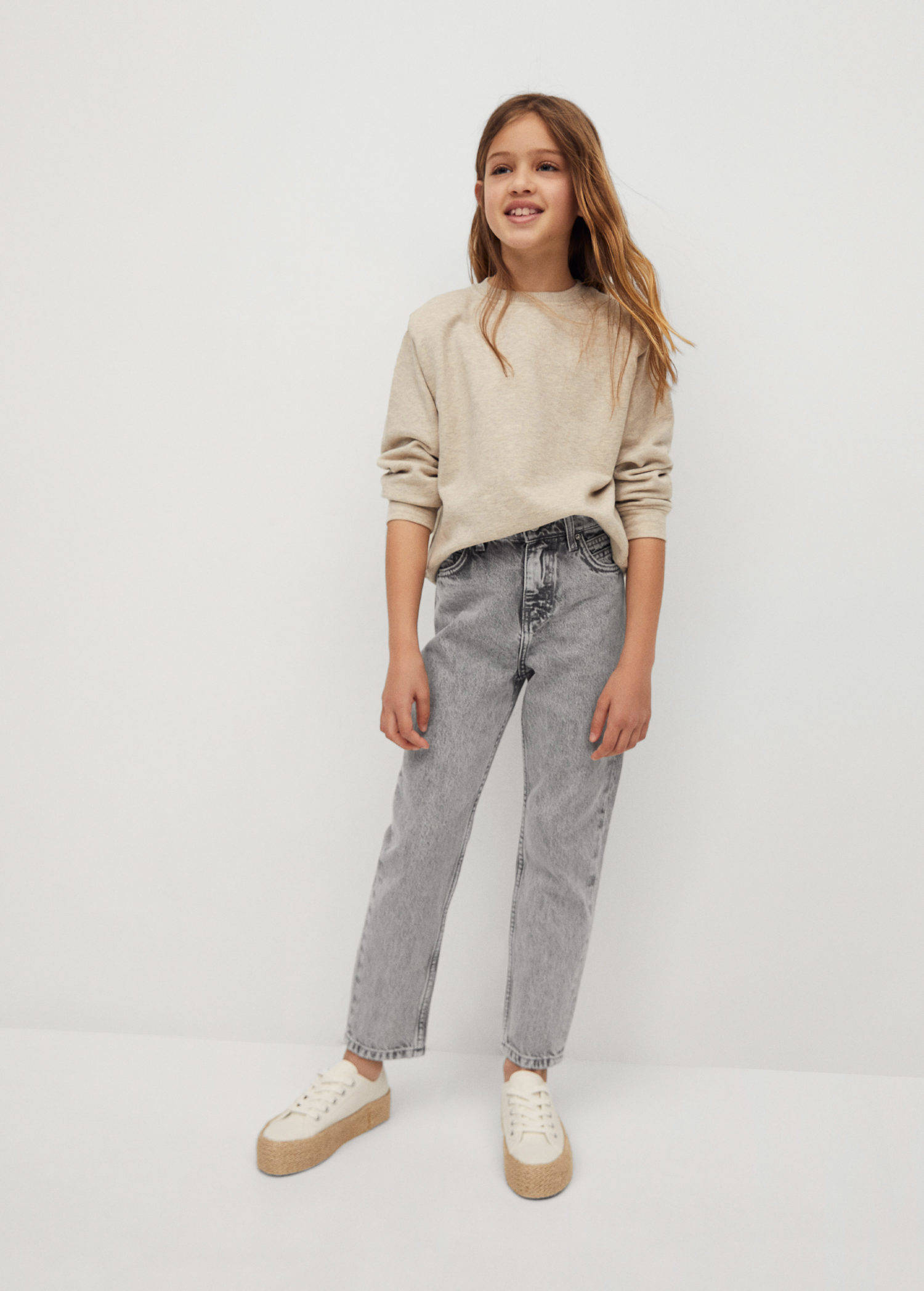 High waisted hot sale kids jeans