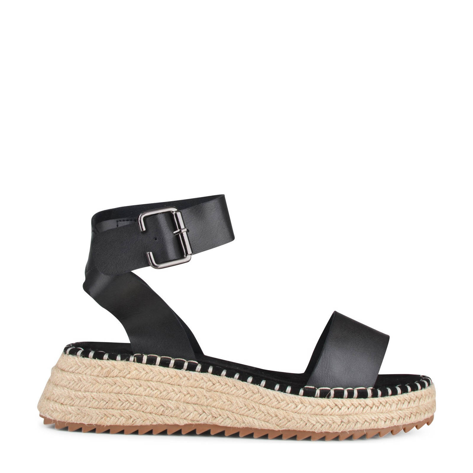 PS Poelman Tara plateau sandalen zwart | wehkamp