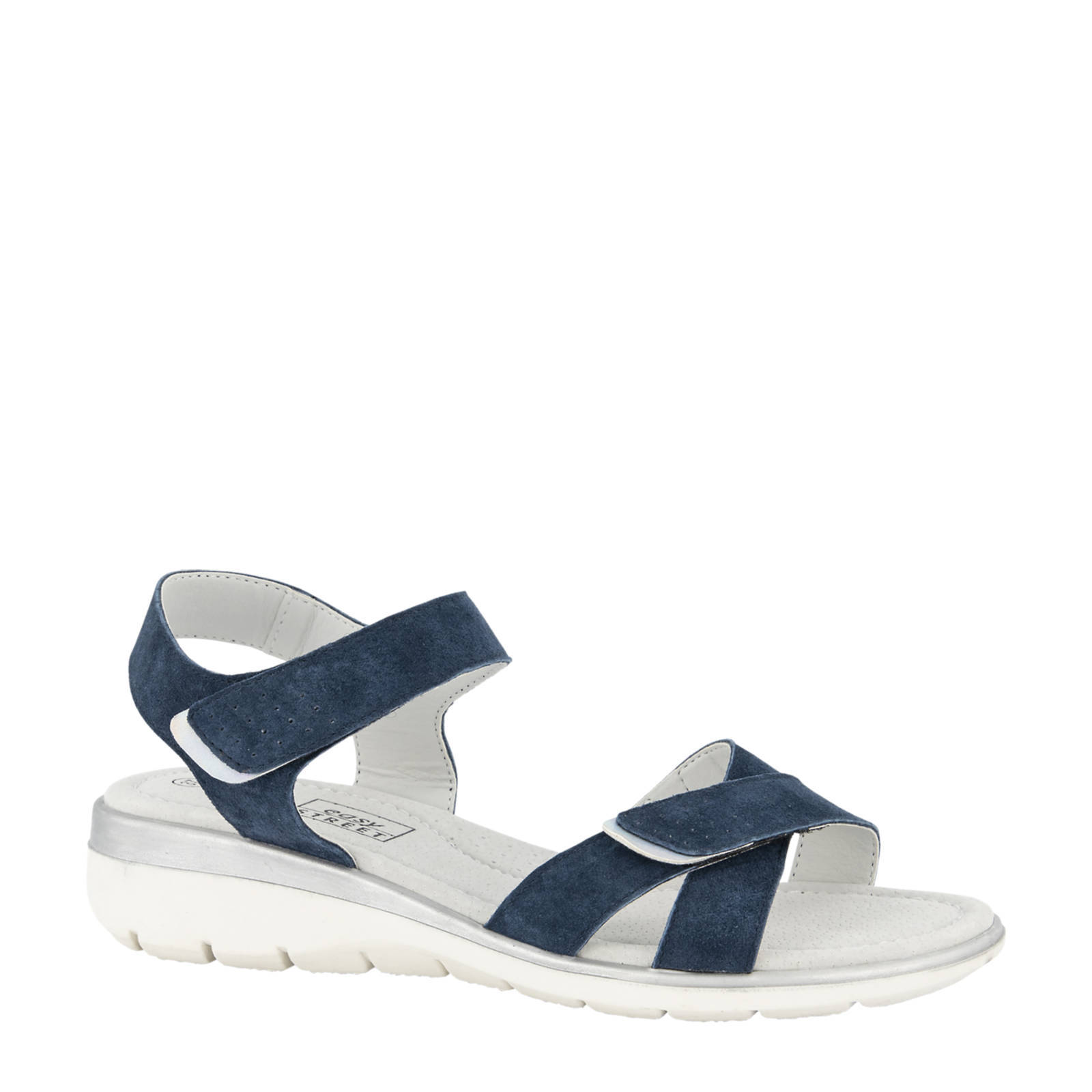 Easy Street suède sandalen donkerblauw | wehkamp