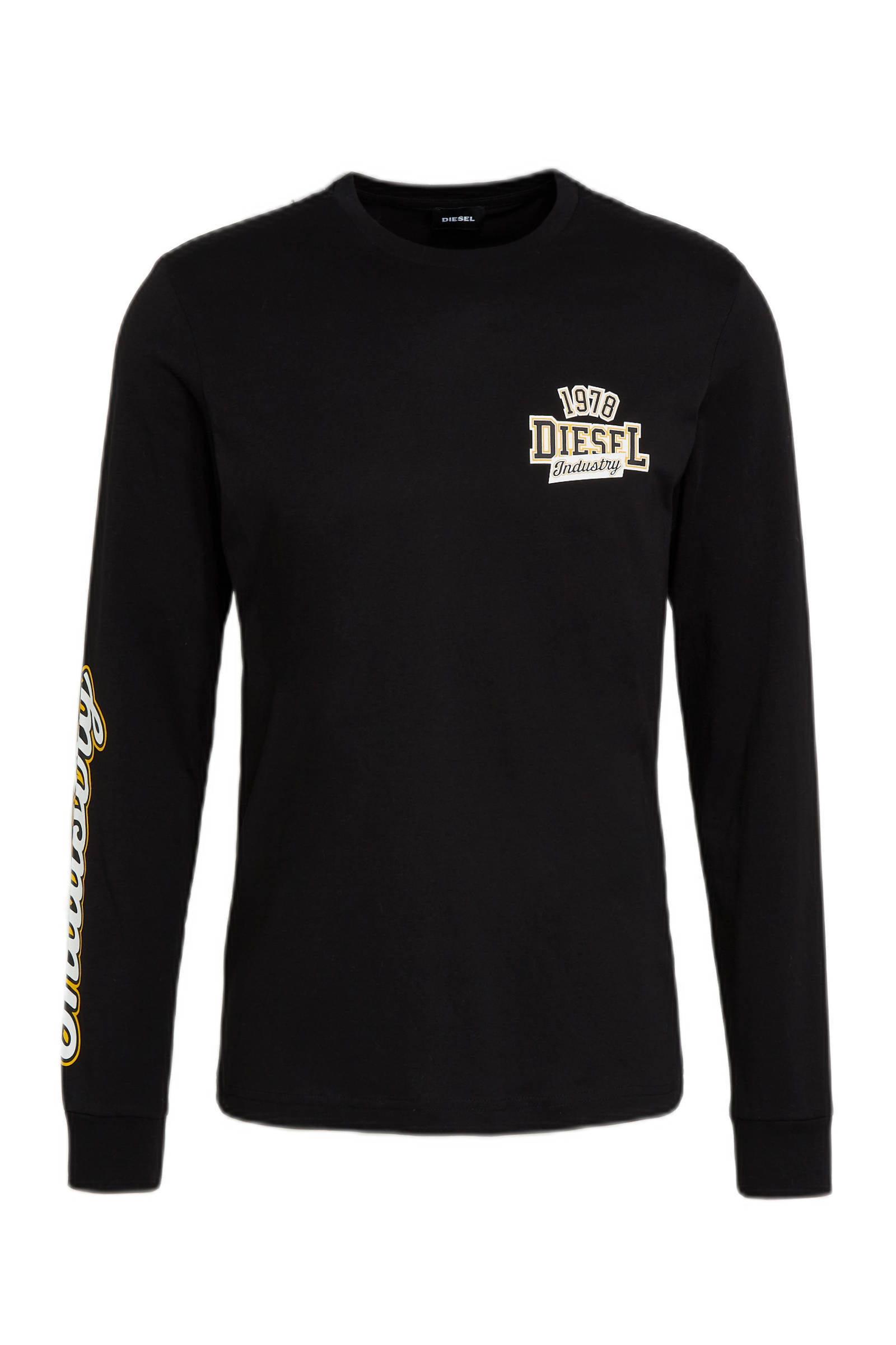 Diesel longsleeve T DIEGOS met logo black