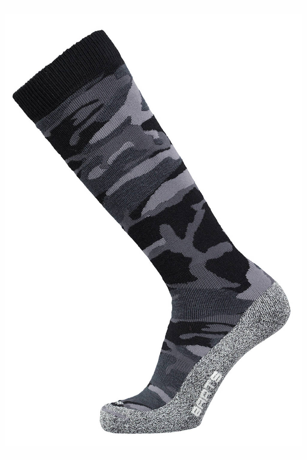 Barts skisokken Camo zwart, Zwart/grijs