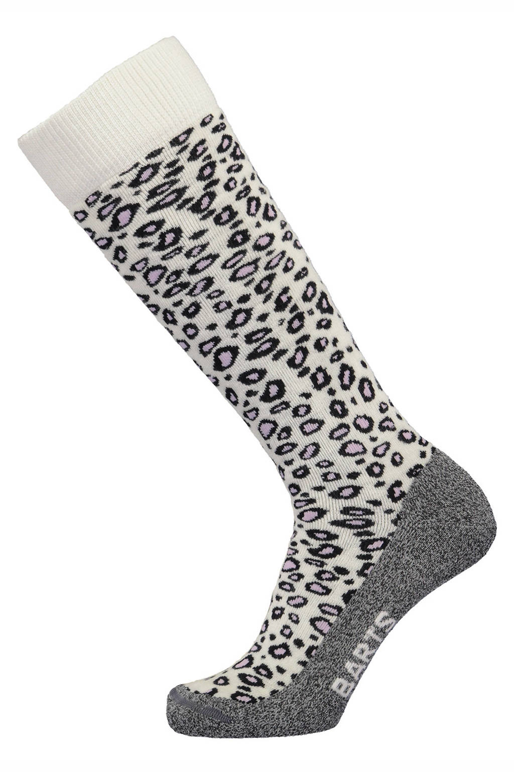 Barts skisokken Animal Print wit, wit/zwart/antraciet