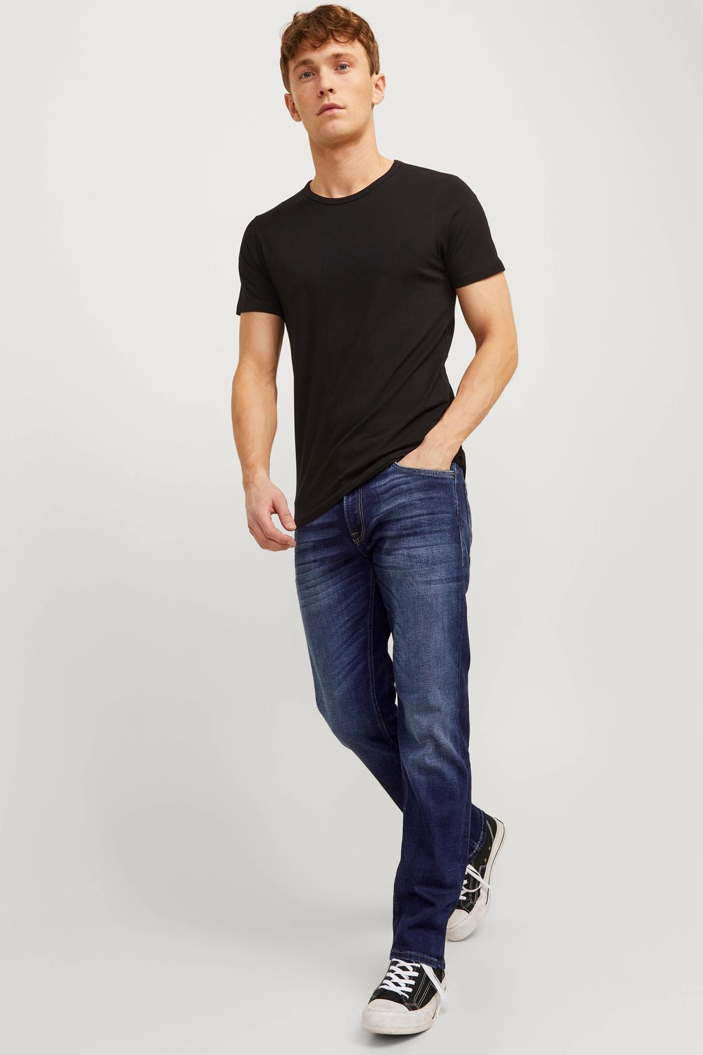 JACK & JONES JEANS INTELLIGENCE regular fit jeans JJICLARK JJORIGINAL blue denim