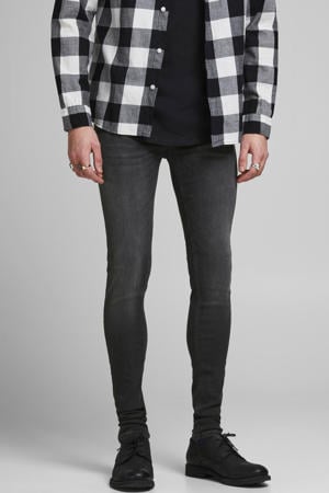 super skinny jeans JJITOM JJORIGINAL zwart