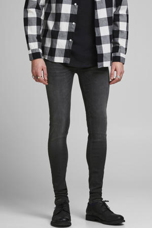 super skinny jeans JJITOM JJORIGINAL zwart