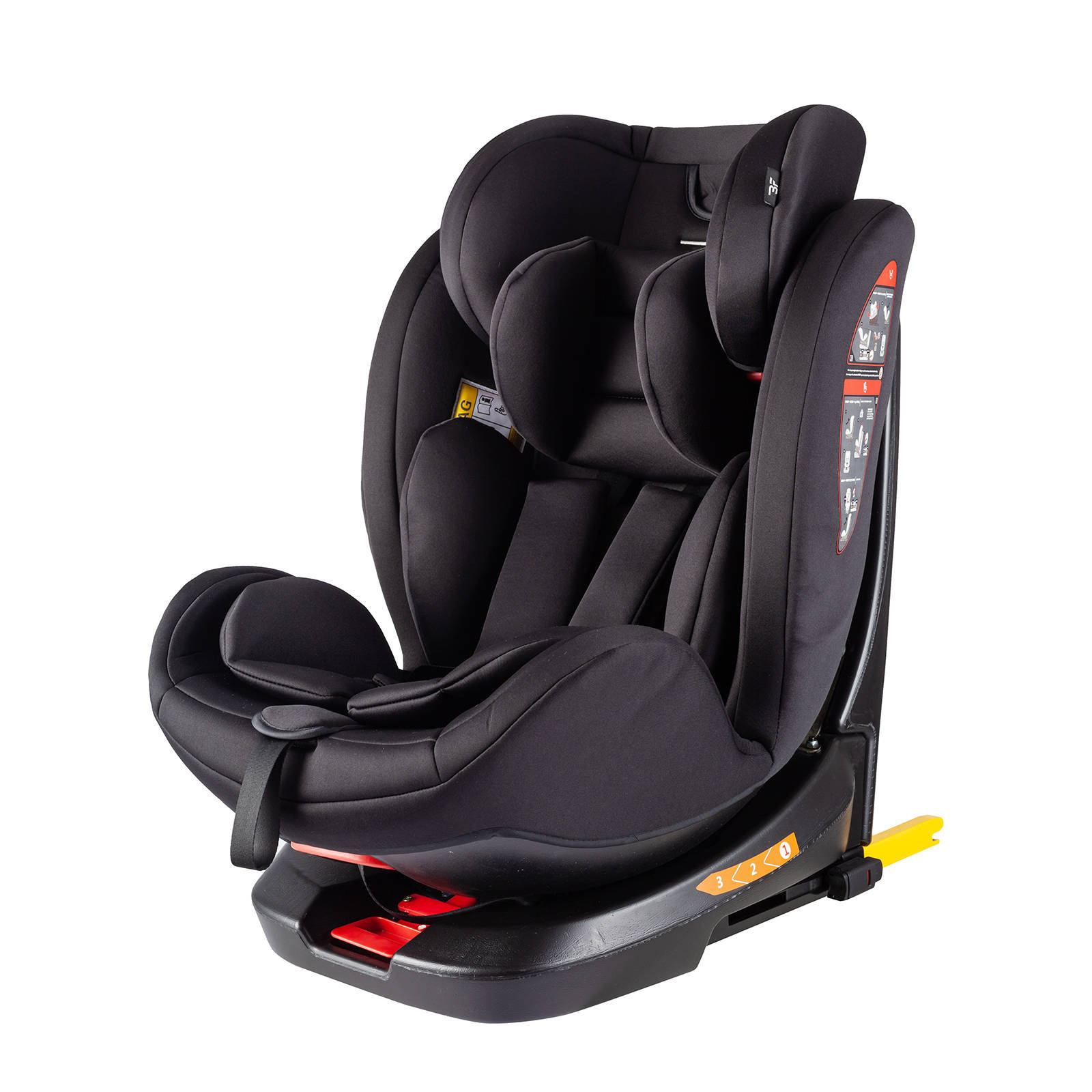Bebies First autostoel Groep 0/1/2/3 Rotate Black | wehkamp