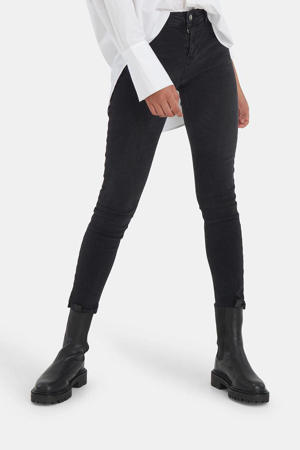 cropped regular waist skinny jeans Ametist Denim L28 black
